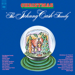 album cover the johnny cash family christmas